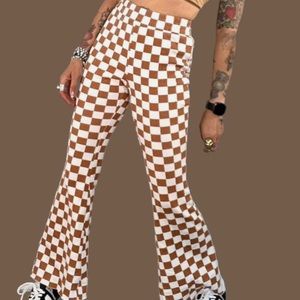 Target Grayson threads burnt orange checkerboard sweatpants